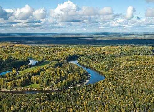 Карта рыболовных мест Томской области