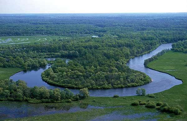 Карта рыболовных мест Брянской области