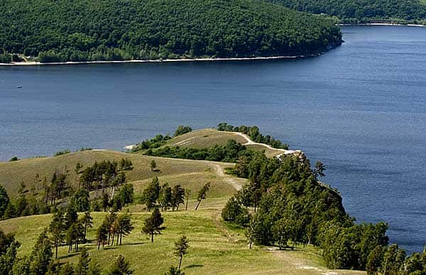 Карта рыболовных мест Самарской области