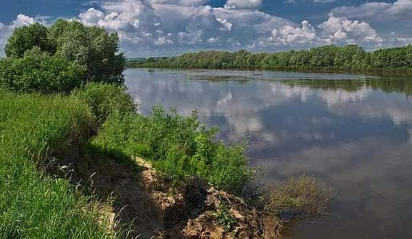 Карта рыболовных мест Рязанской области