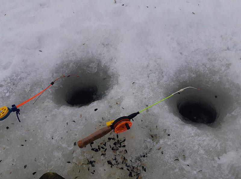 Ловля леща зимой на Озернинском водохранилище